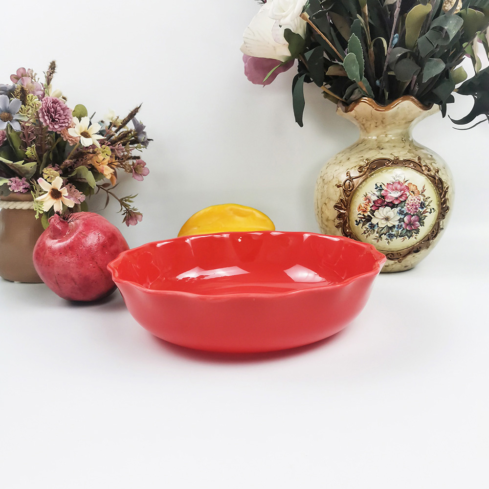 Vente en gros pas cher maison vaisselle restauration bol de forme ronde rouge 3000 - 4999 pièces $1.10 >= 5000 pièces