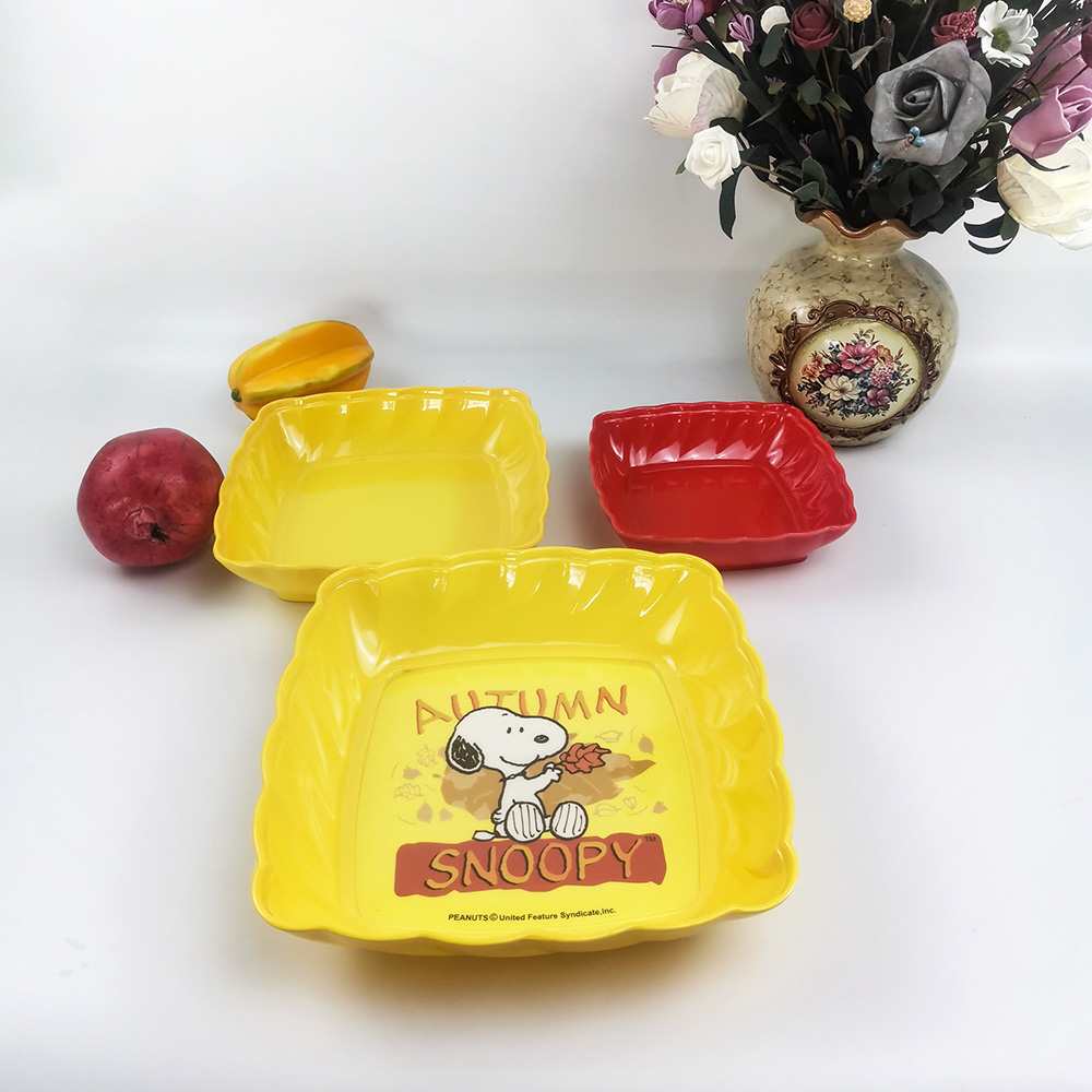 La vaisselle faite sur commande de catégorie comestible de logo place le bol de fruit sûr de nourriture durable