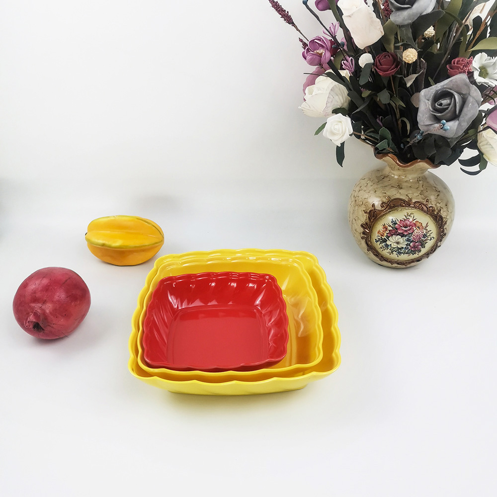 La vaisselle faite sur commande de catégorie comestible de logo place le bol de fruit sûr de nourriture durable