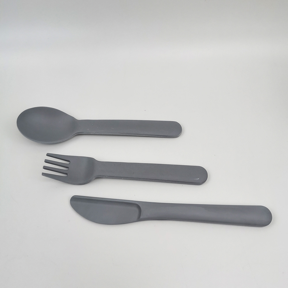 Ensemble de couverts pour ustensiles de cuisine écologiques - Fourchettes Cuillères Couteaux Ustensiles